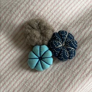 Chic Floral Fabric Brooch